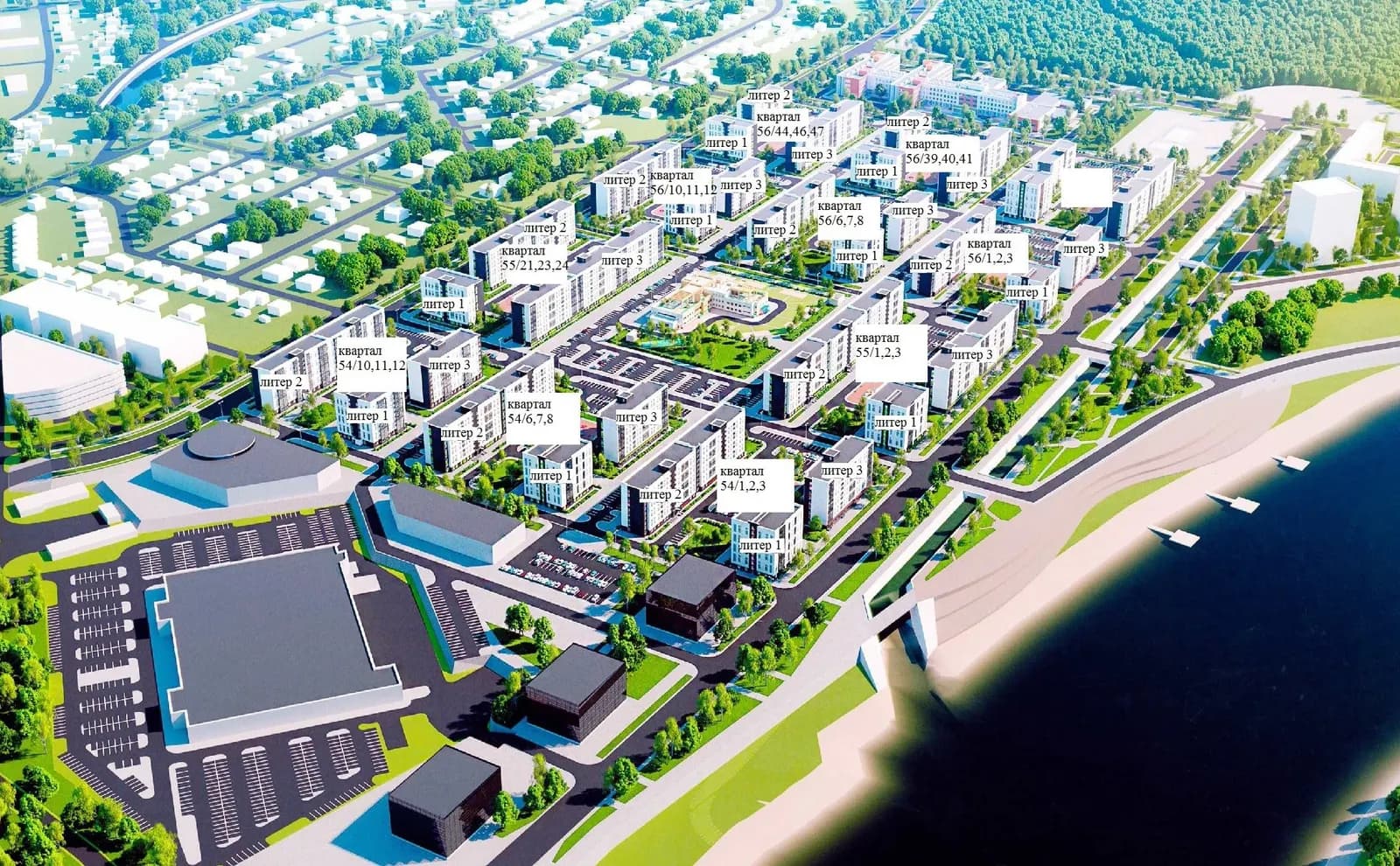 Жилой дом, Уфа, Кировский район, микрорайон «Кузнецовский Затон», квартал 55, фото 2