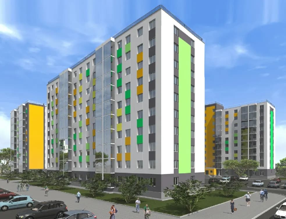 Жилой дом, Уфа, Кировский район, микрорайон «Кузнецовский Затон», квартал 56, на участках 56/10,56/11,56/12, фото 3