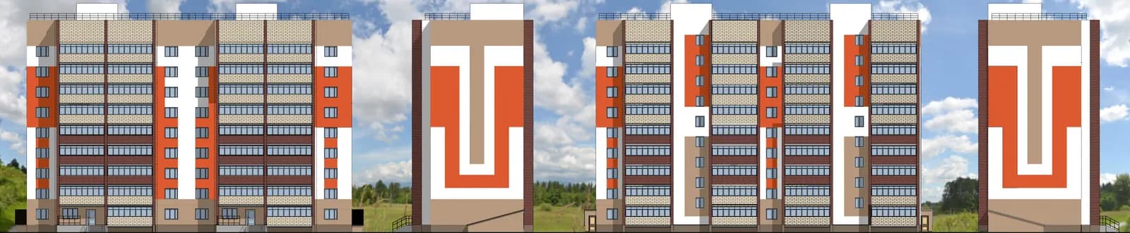 Группа многоэтажных жилых домов по ул.Карцева,31 «А