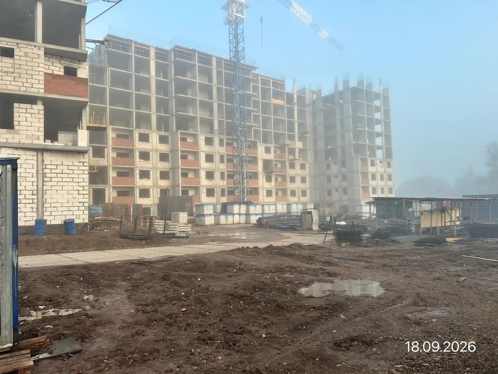 Возрождение: ход строительства, сентябрь 2026