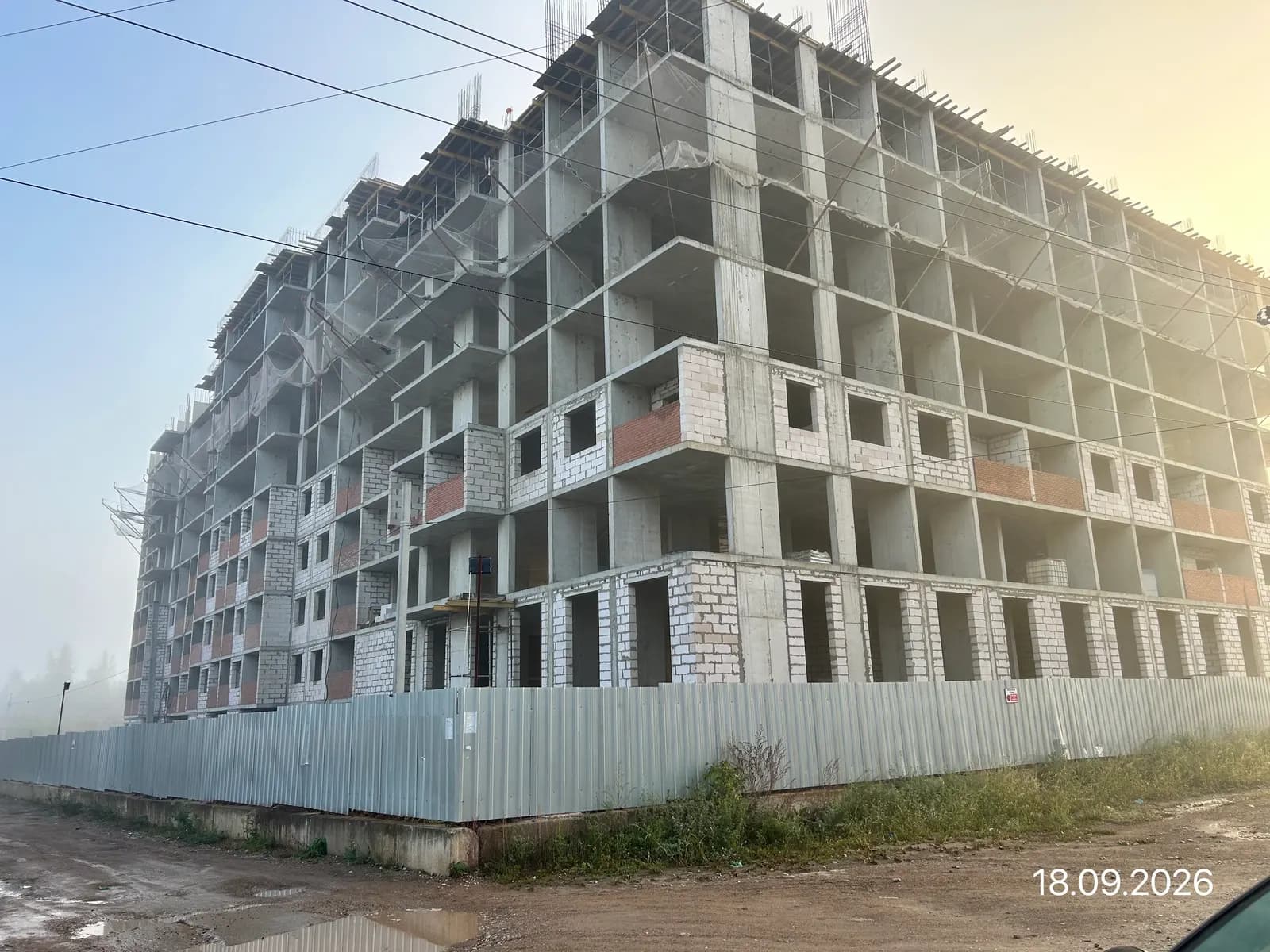 Возрождение: ход строительства, сентябрь 2026