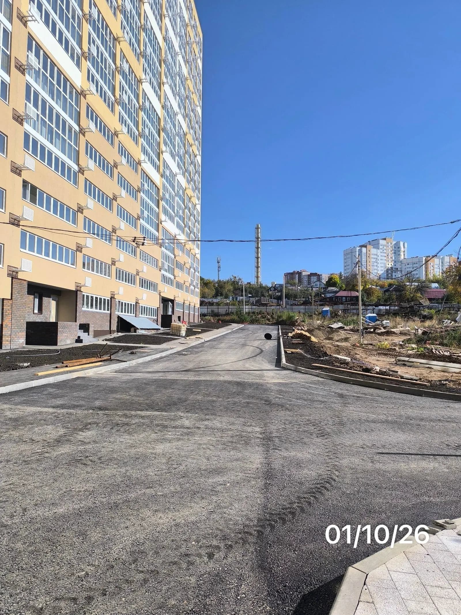 Жилой дом, Уфа, Улица Пересечение ул. Белореченской, Кавказской, Высотной в микрорайоне «Юрюзань»: ход строительства, октябрь 2026