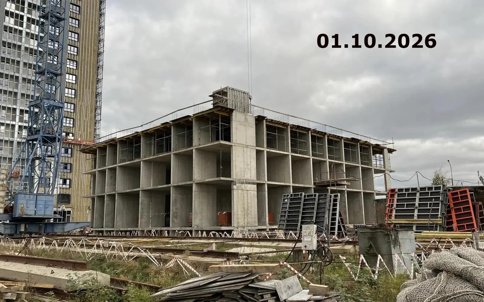 Космо: ход строительства, октябрь 2026