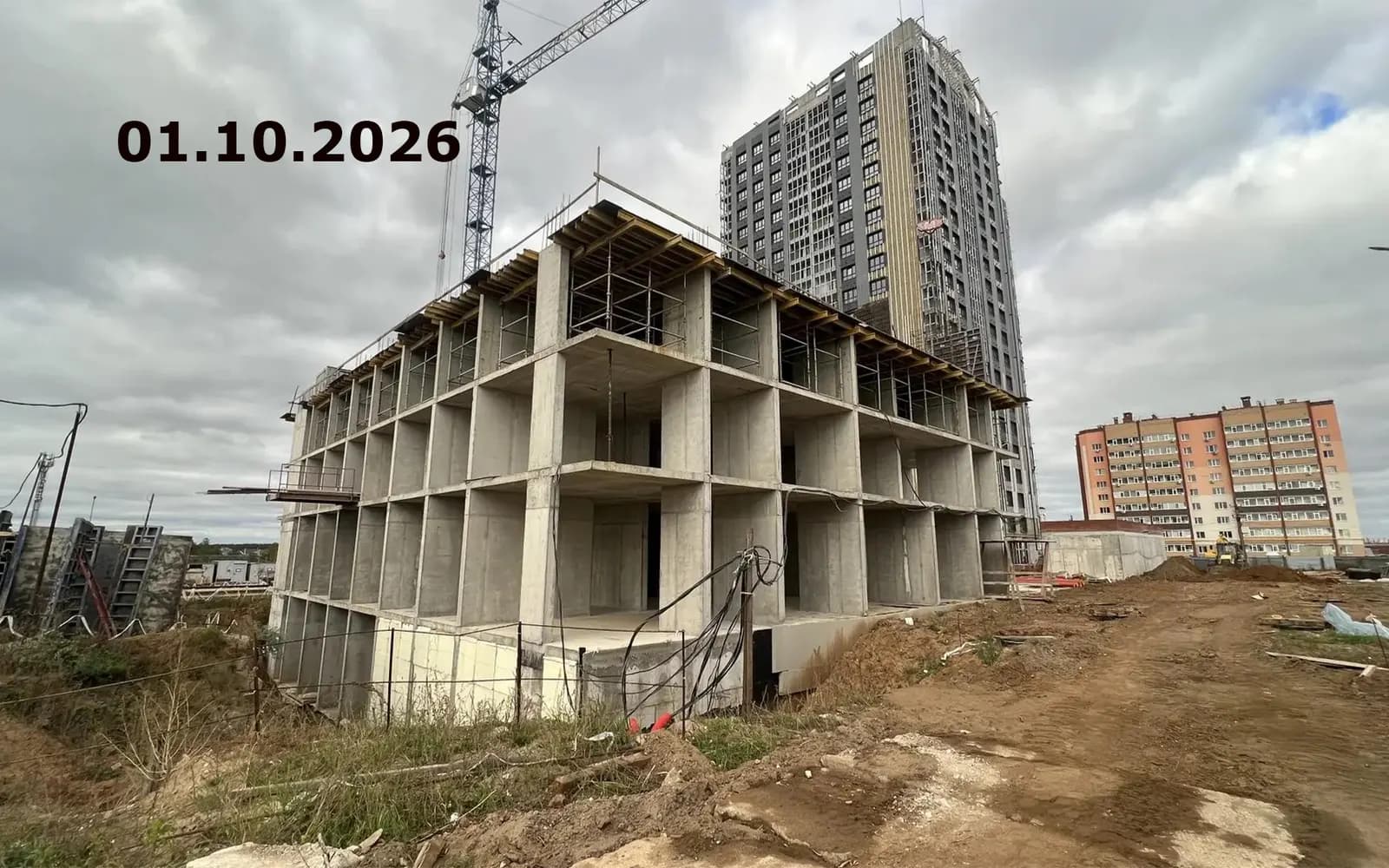 Космо: ход строительства, октябрь 2026