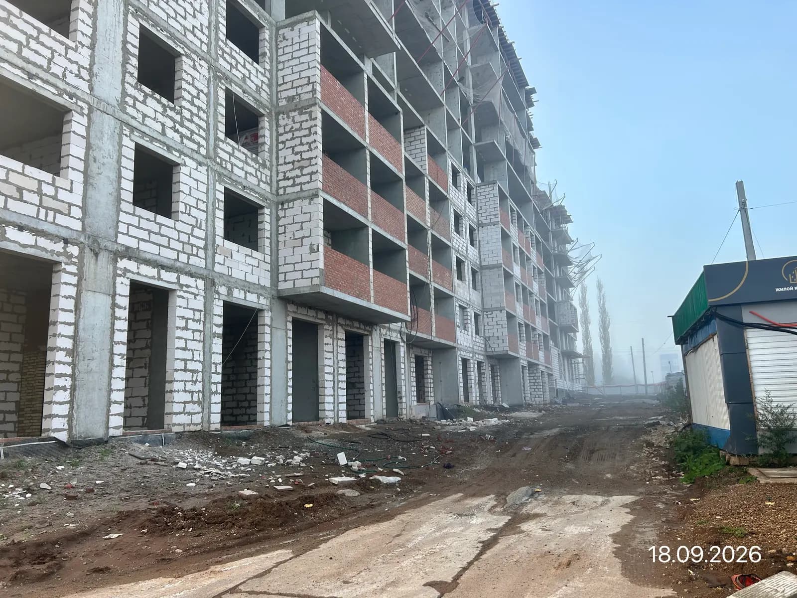 Возрождение: ход строительства, сентябрь 2026