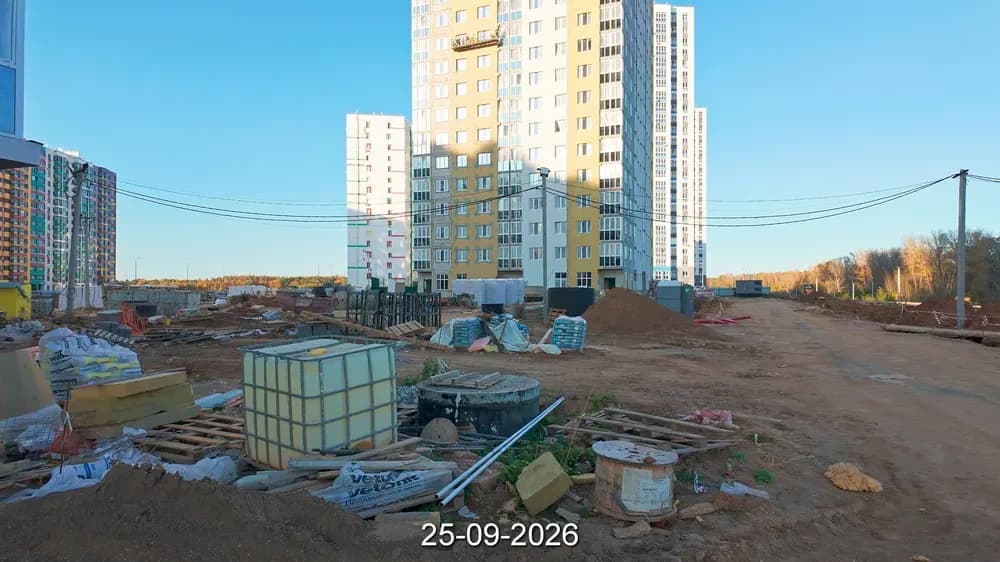 8 Марта: ход строительства, сентябрь 2026