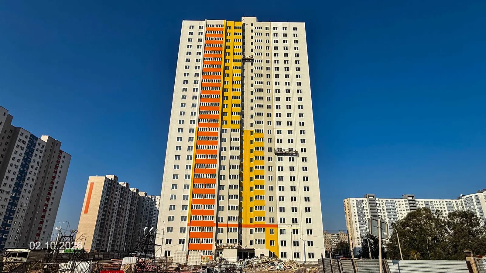 Акварель: ход строительства, октябрь 2026