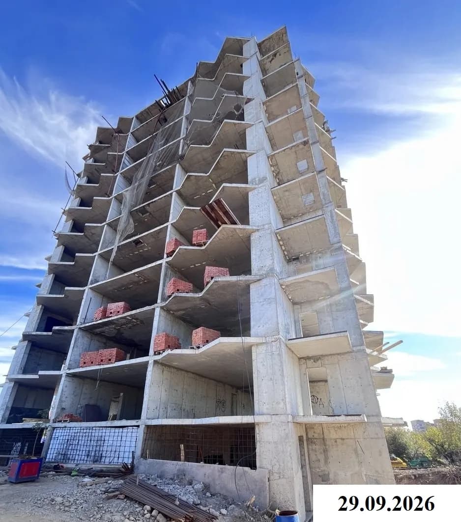 Жилой дом, Уфа, Улица Дуванская: ход строительства, сентябрь 2026