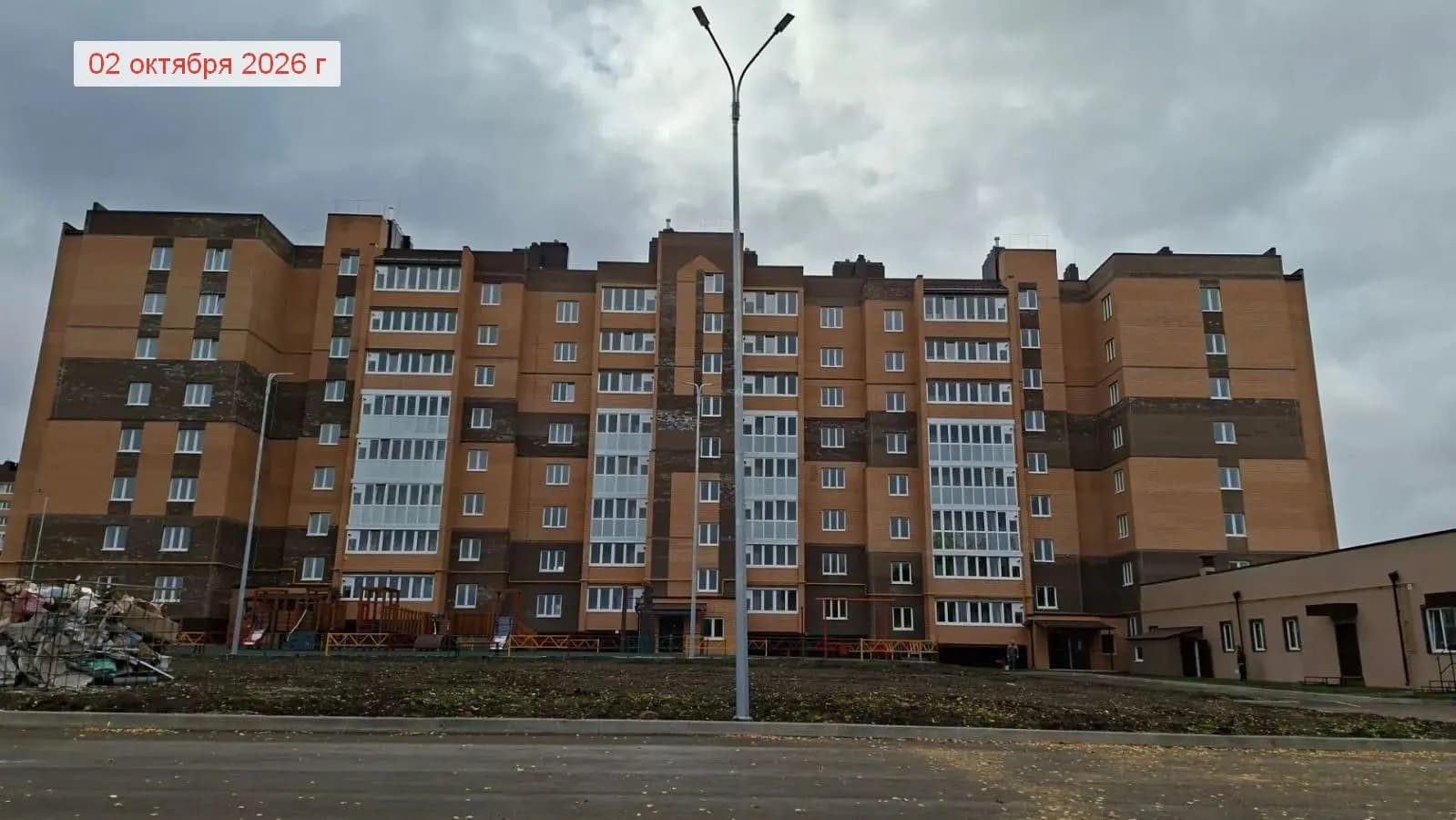 Жилой дом, Октябрьский, пр-кт Ленина: ход строительства, октябрь 2026