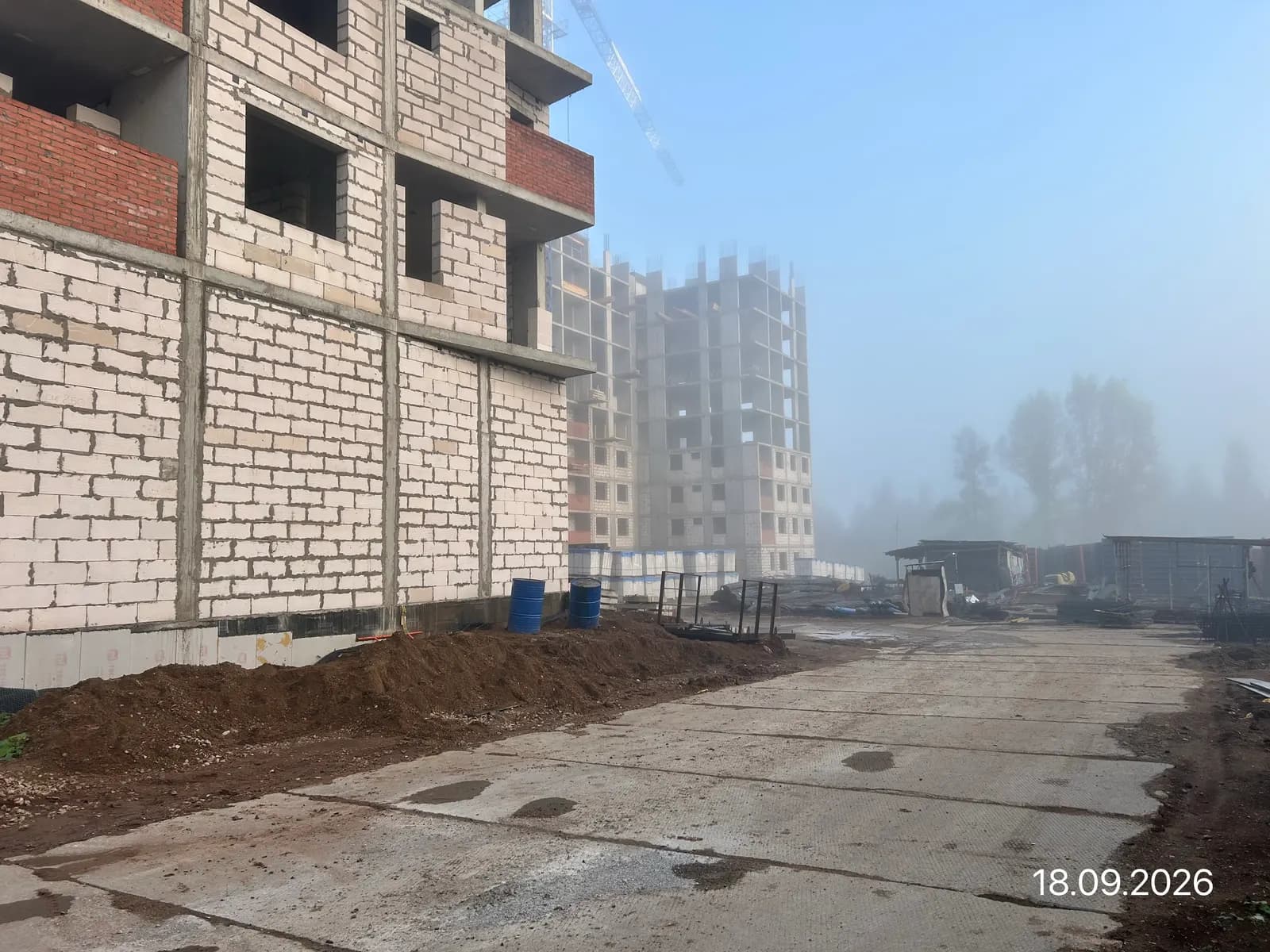 Возрождение: ход строительства, сентябрь 2026