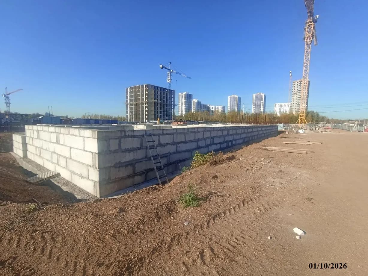 Литер 8 квартал 6 ЖК Паруса: ход строительства, октябрь 2026