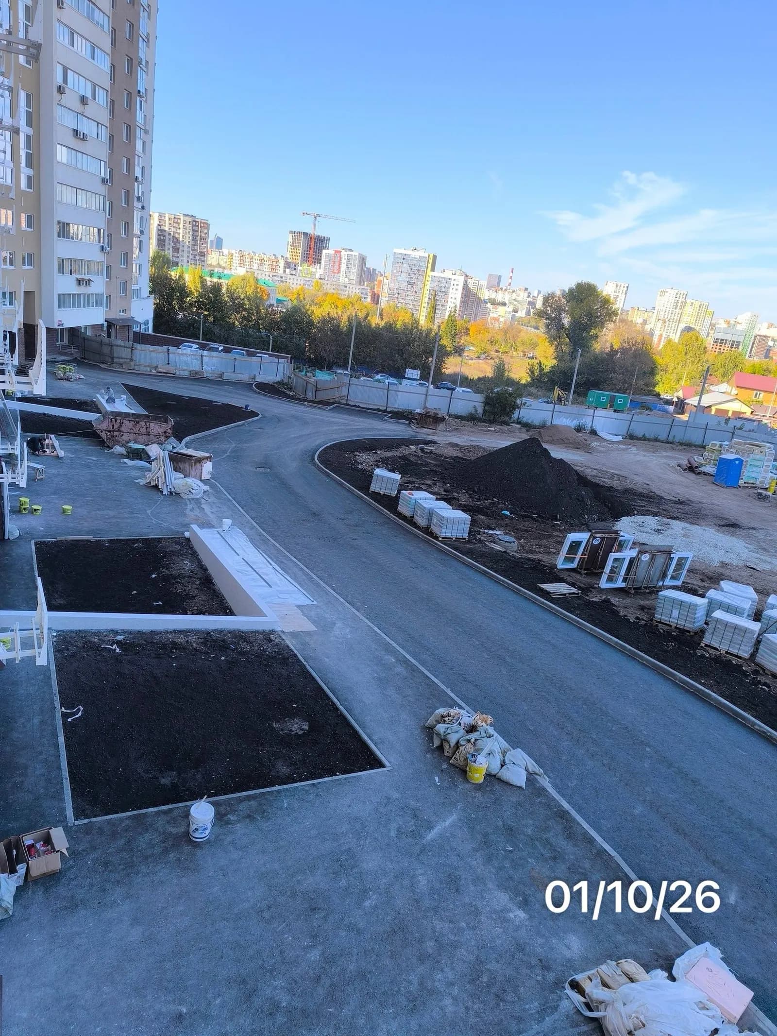 Жилой дом, Уфа, Улица Пересечение ул. Белореченской, Кавказской, Высотной в микрорайоне «Юрюзань»: ход строительства, октябрь 2026