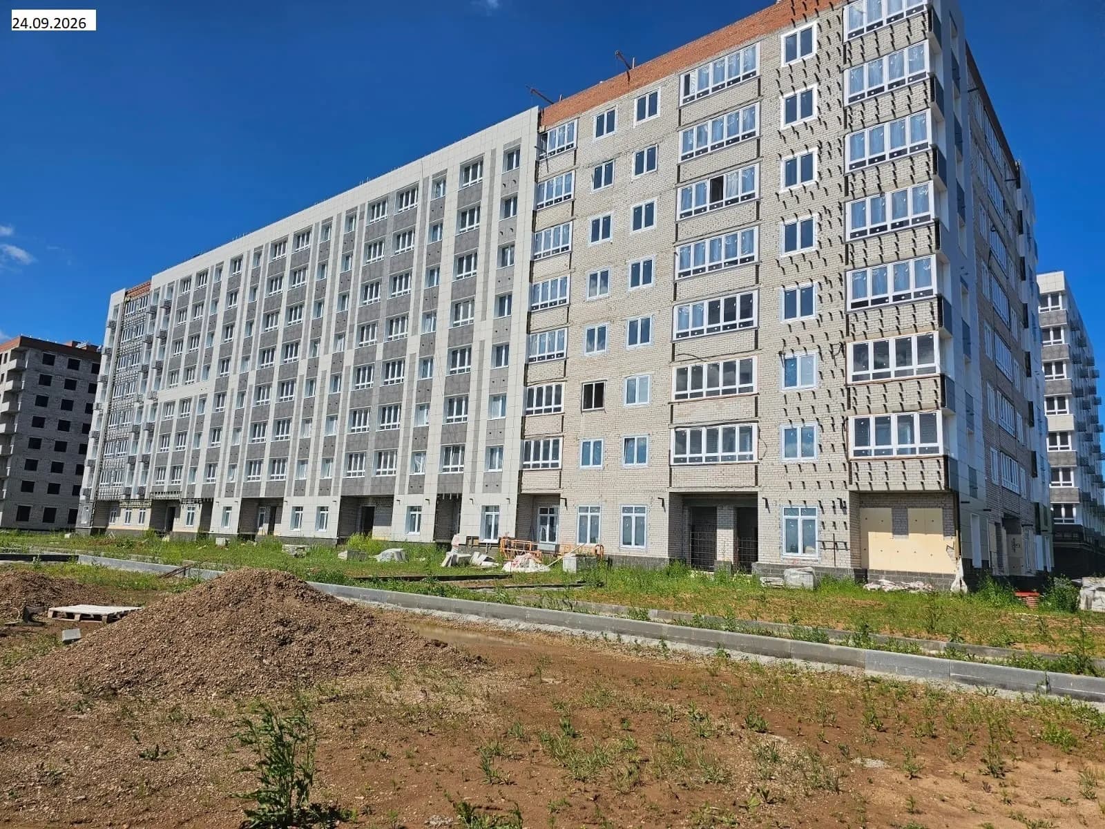 Жилой дом, Село Миловка: ход строительства, сентябрь 2026