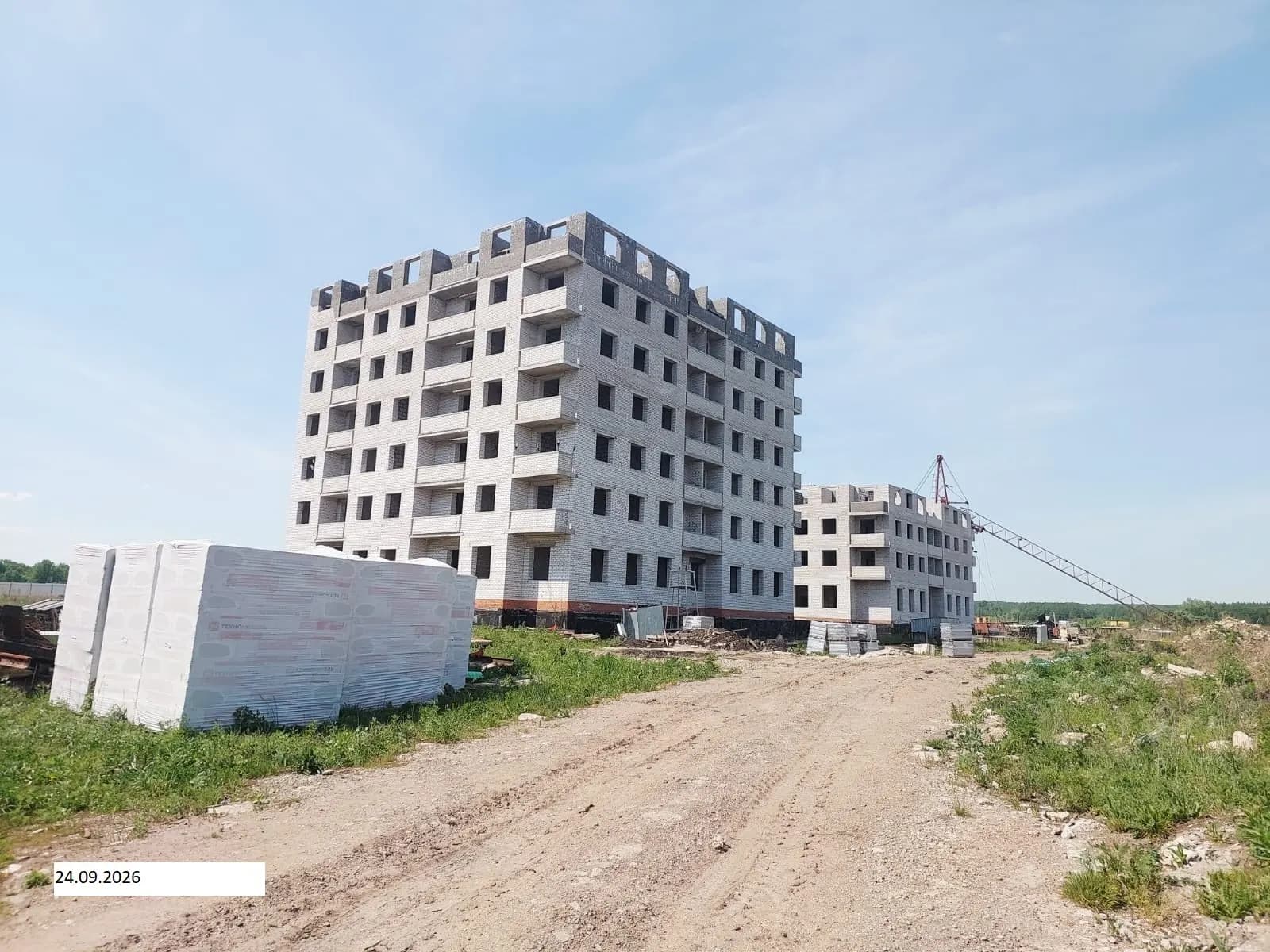 Жилой дом, Село Миловка, район Уфимский: ход строительства, сентябрь 2026