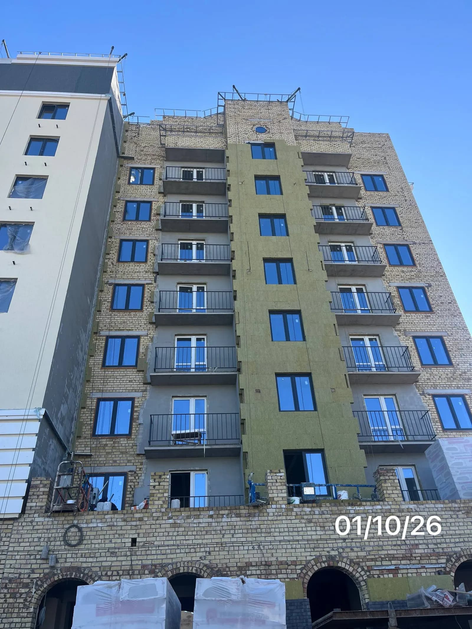 Клубный: ход строительства, октябрь 2026
