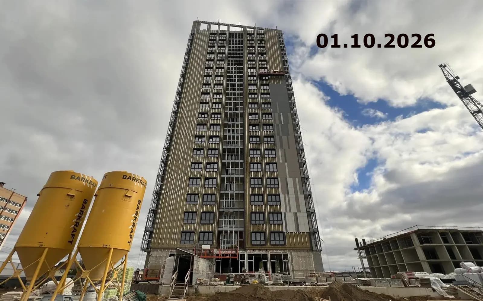 Космо: ход строительства, октябрь 2026