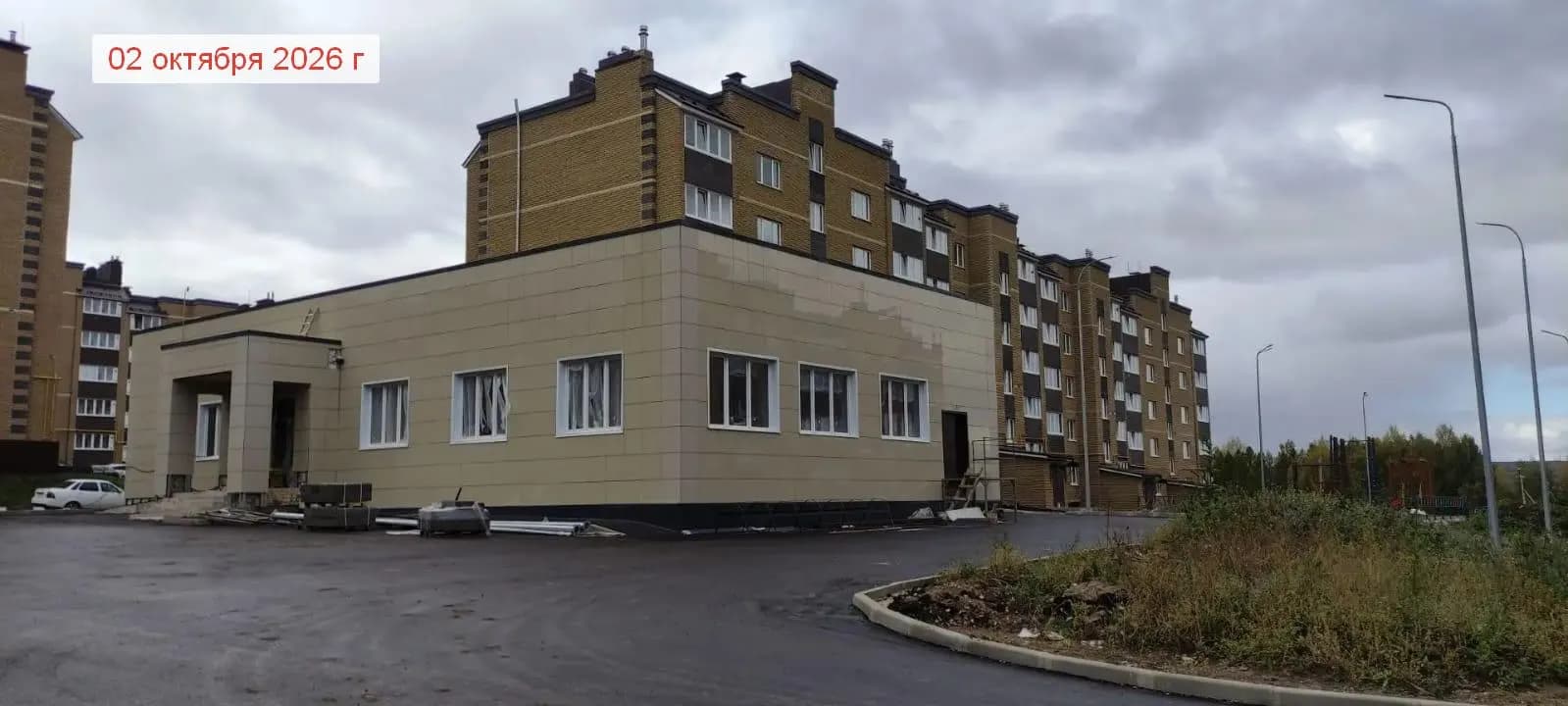 Жилой дом, Октябрьский, ул Рахимьяна Насырова: ход строительства, октябрь 2026