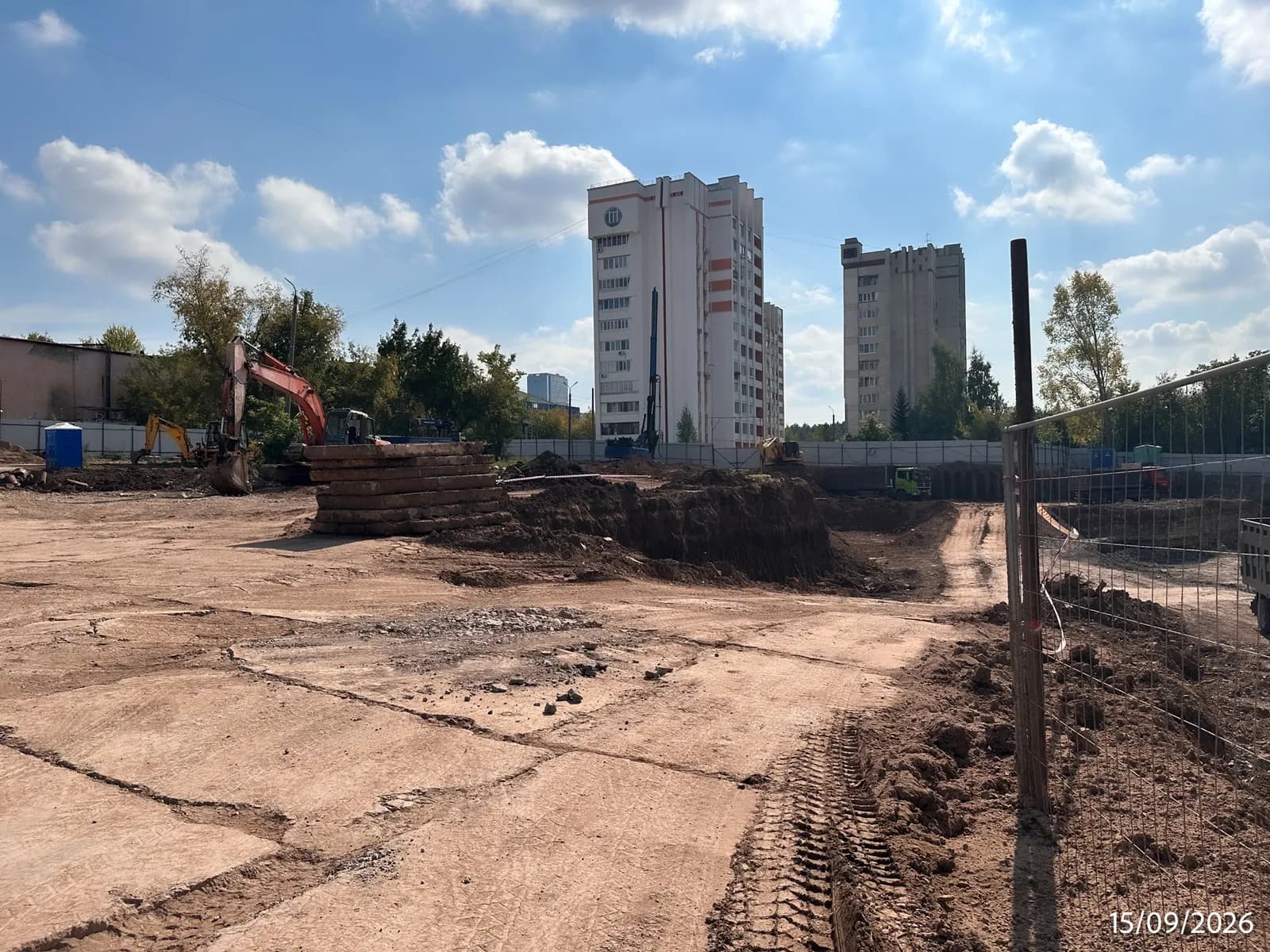 Лесное Ожерелье: ход строительства, сентябрь 2026