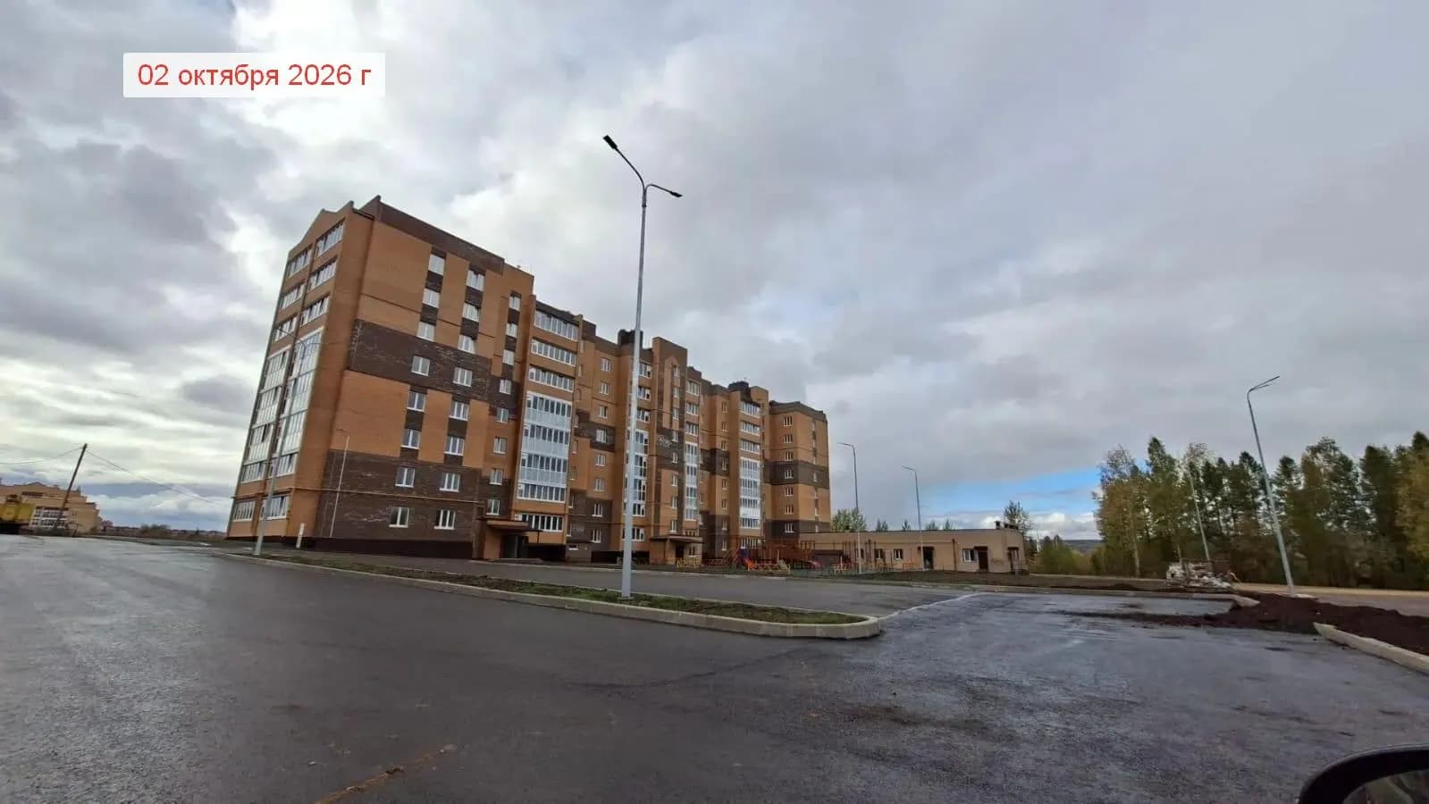 Жилой дом, Октябрьский, пр-кт Ленина: ход строительства, октябрь 2026