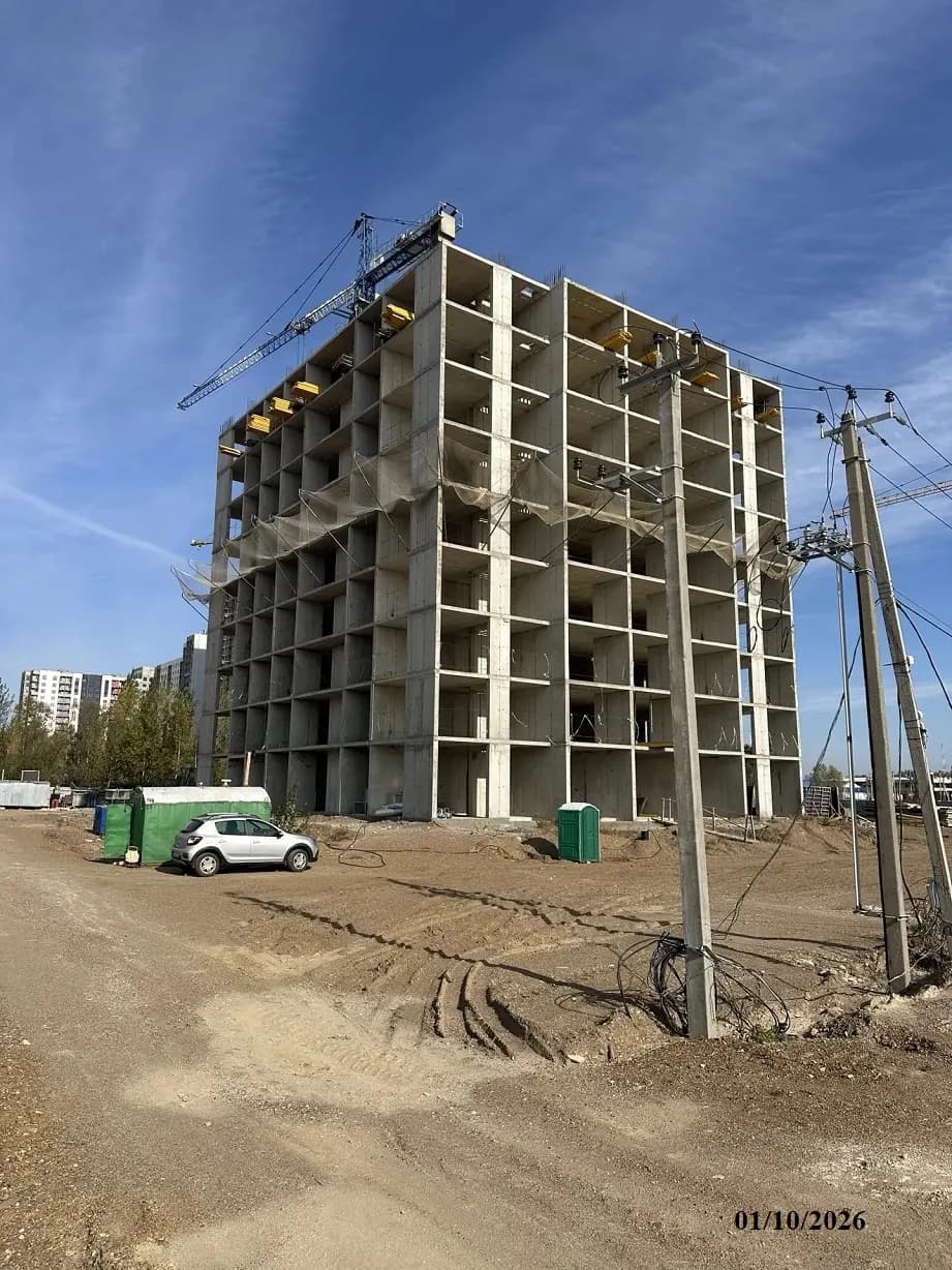 Литер 6 квартал 6 ЖК Паруса: ход строительства, октябрь 2026