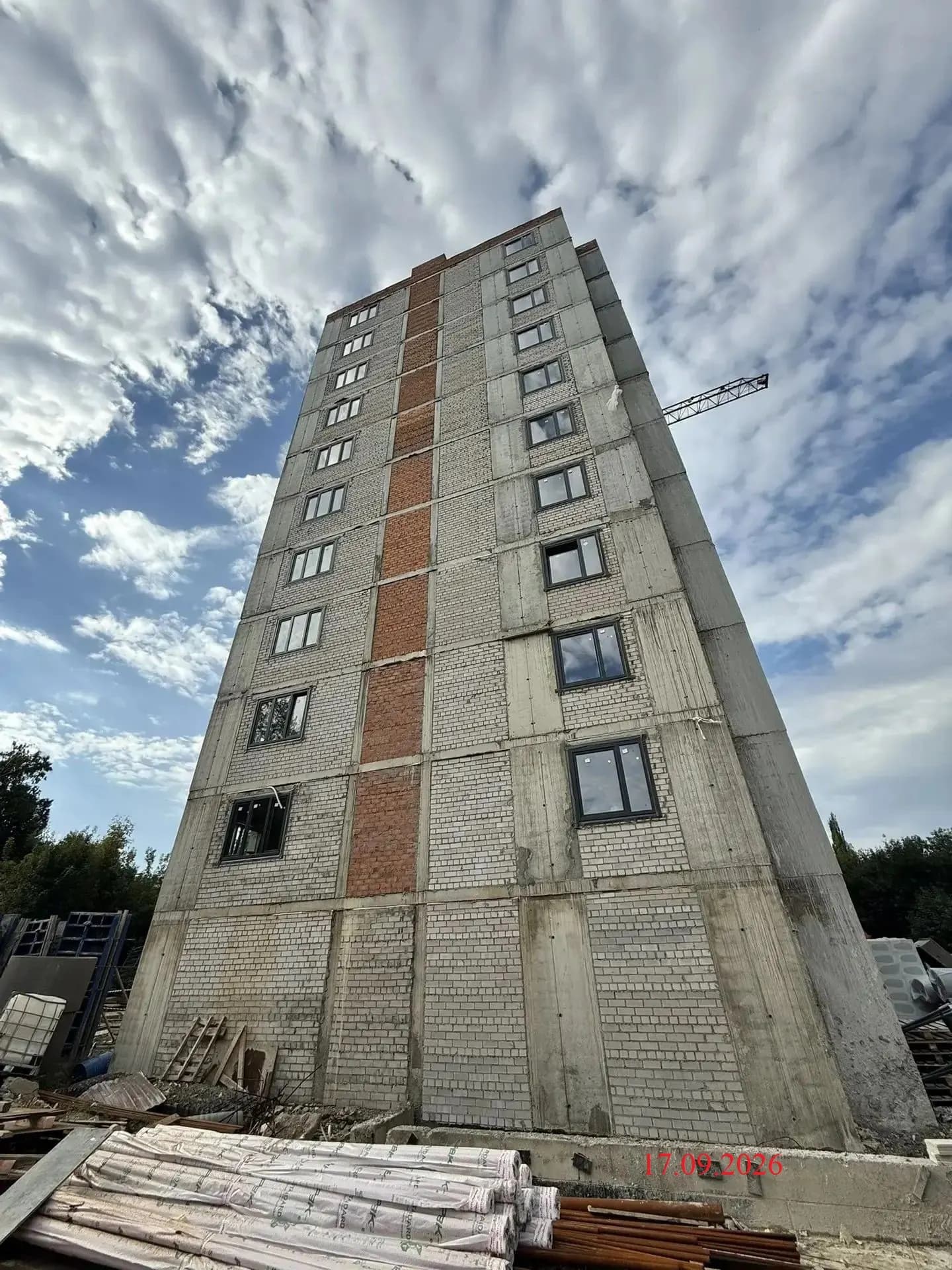 Жилой дом, Уфа, Улица Красноводская: ход строительства, сентябрь 2026